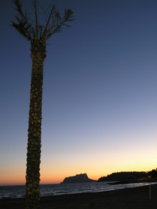 Sunset with Calpe Rck Ifach